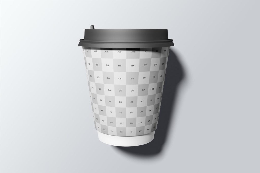 咖啡奶茶饮品外卖纸杯小杯包装样机 第59期