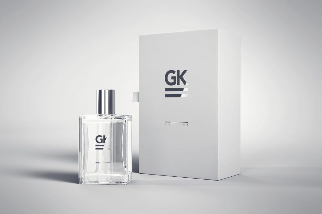 高端化妆品品牌香水玻璃瓶包装盒样机 第67期