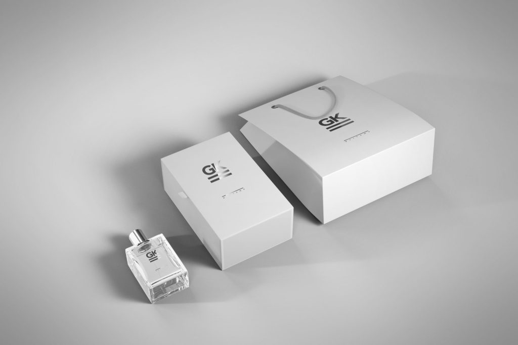 高端化妆品品牌香水玻璃瓶包装盒样机 第67期