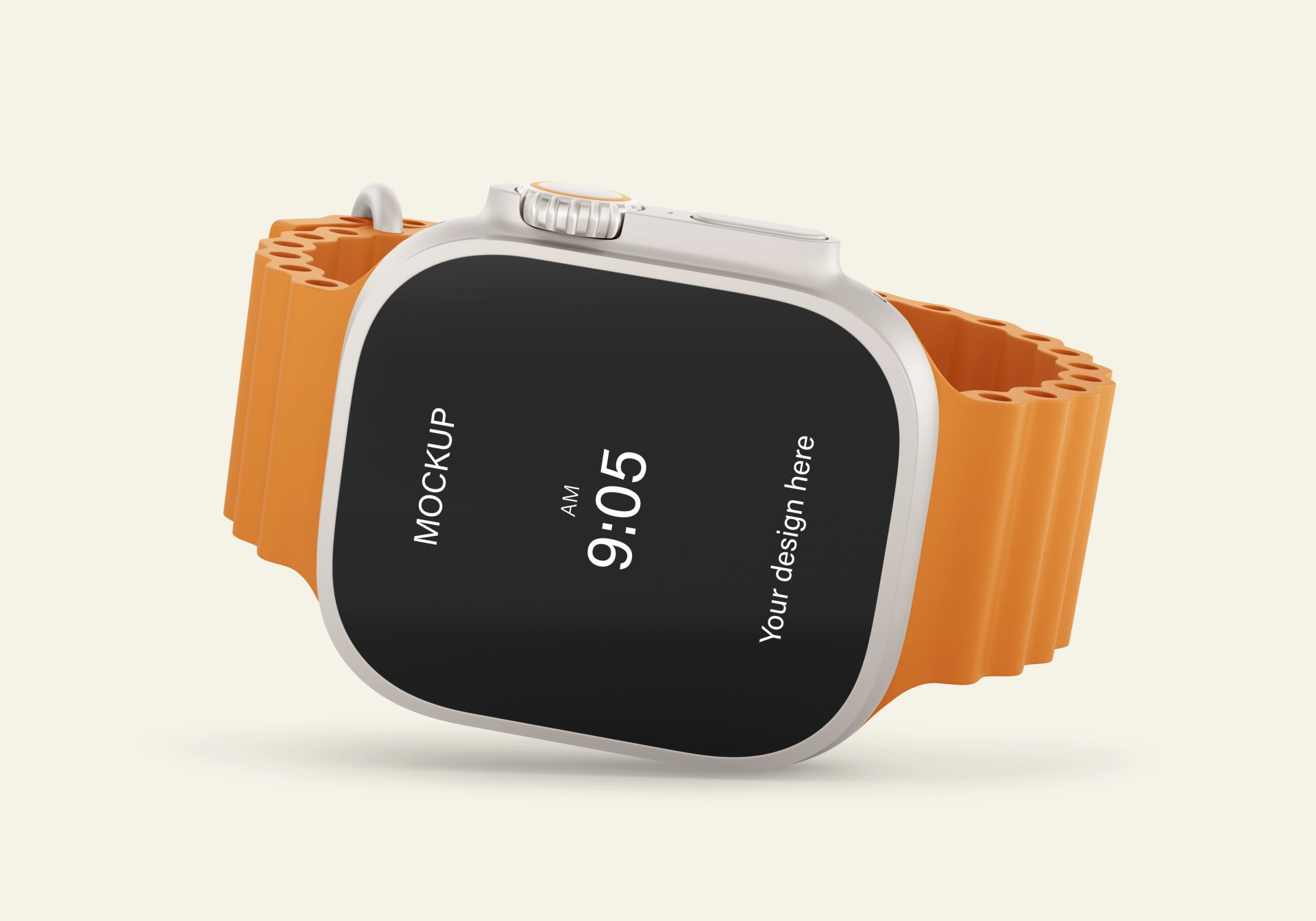 智能手表SWatch产品提案效果图展示VI智能贴图样机 第148期