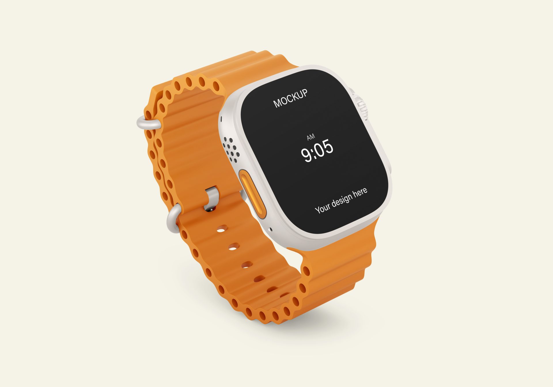 智能手表SWatch产品提案效果图展示VI智能贴图样机 第148期