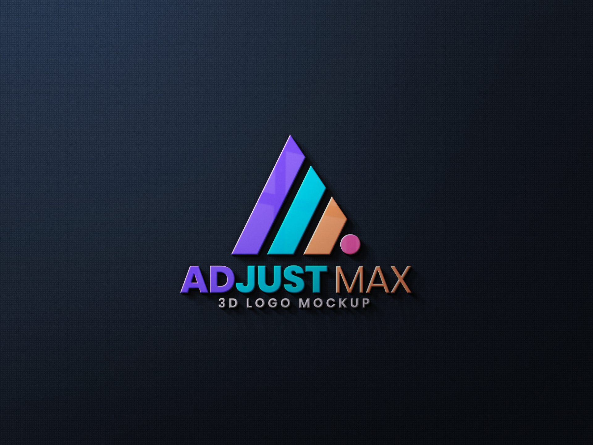 3D立体金属质感LOGO标识图案展示效果图智能样机 第109期
